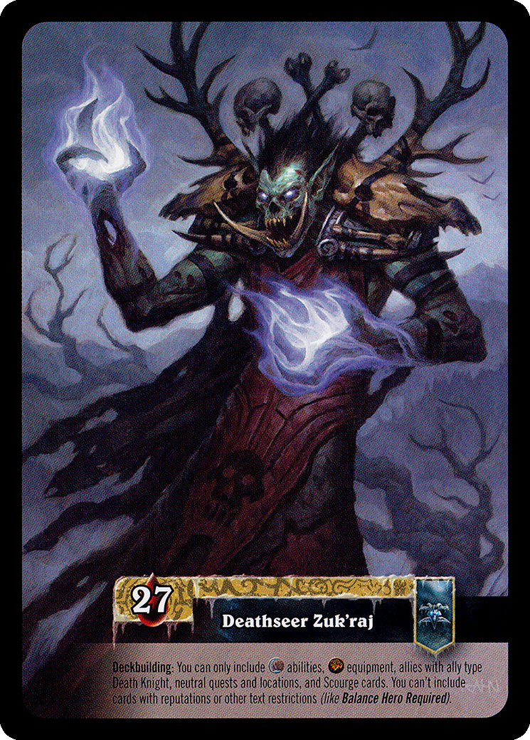 Deathseer Zuk'raj 背面